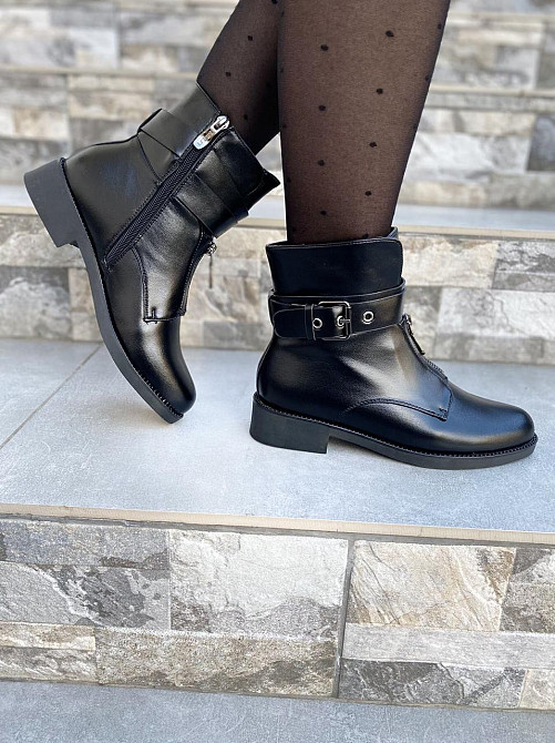 Жіночі черевики MOLO чорні еко-шкіра 36р. (2587) Коломия - фото 8