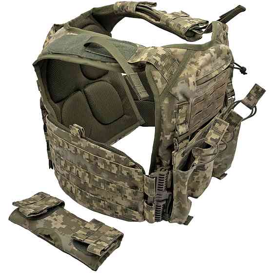 Плитоноска Gen3.PRO з панеллю під магазини Піксель ММ-14 Cordura 1000 D Київ