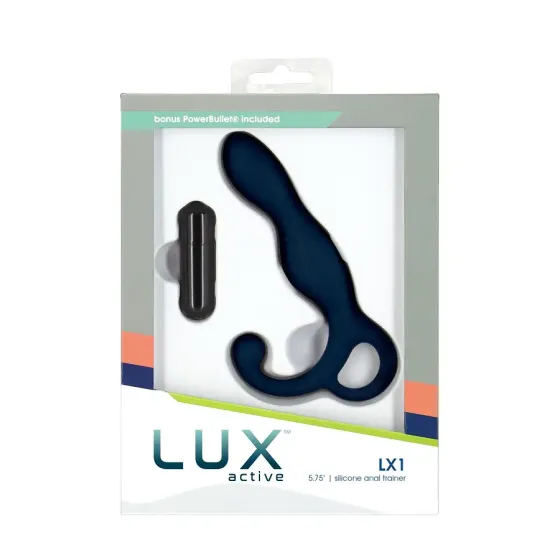 Массажер простаты Lux Active LX1 Anal Trainer 5.75″, Dark Blue, вибропуля в комплекте Львов