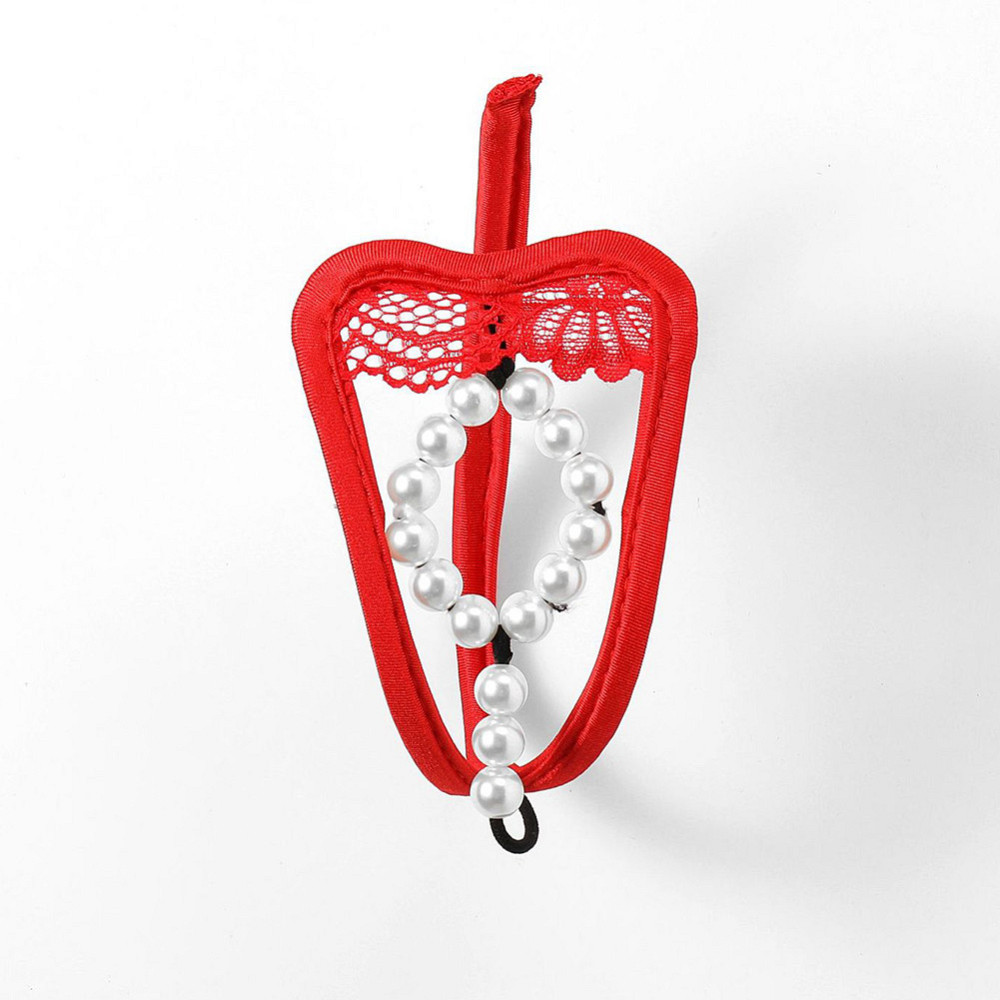 Мужские трусы без лямок с бусами one size красный Киев - изображение 2