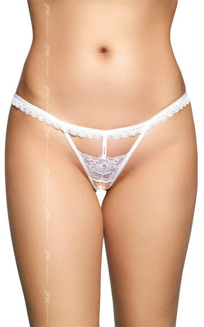 Жіночі стрінги - G-String 2500, white - S/M Sex Aura Київ - фото 1
