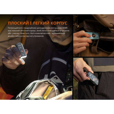 Ліхтар Fenix E06R бірюзовий (E06R-TQ) Вінниця - фото 6