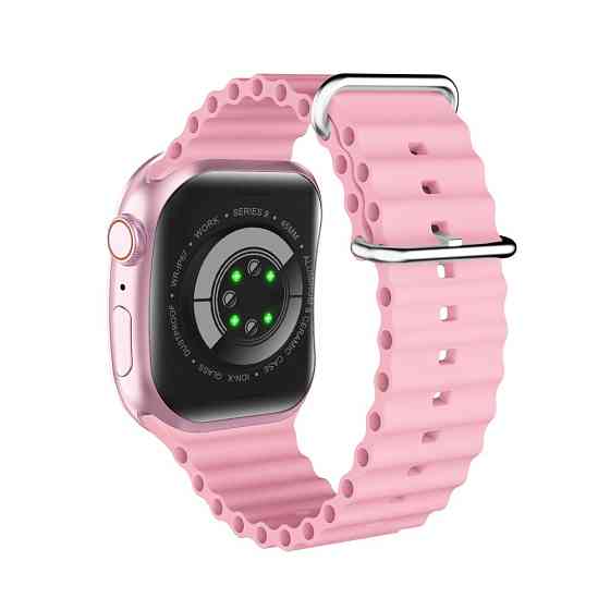 Смарт-часи W&O X10 Pro 46mm, розові, водостійкі Киев