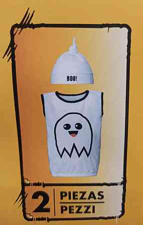 Дитячий костюм Привид на Хелловін розмір 2-4 роки 98-104 Німеччина білий Київ