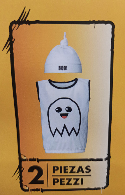 Дитячий костюм Привид на Хелловін розмір 2-4 роки 98-104 Німеччина білий Київ - фото 5