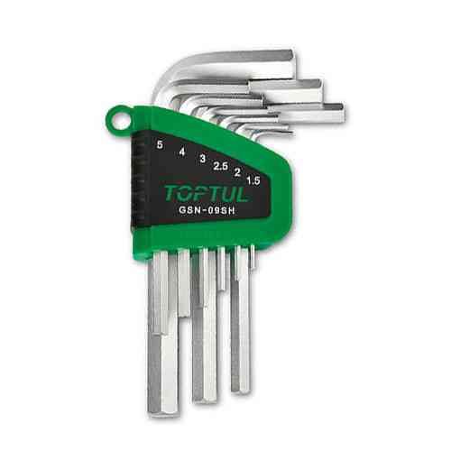 Набір Г-обр. шестигранників 1,5-10 мм 9 од.  TOPTUL GSN-09SH Чернігів