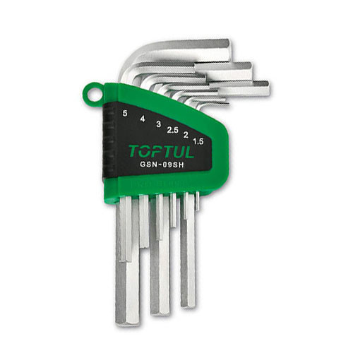 Набір Г-обр. шестигранників 1,5-10 мм 9 од.  TOPTUL GSN-09SH Чернігів - фото 1