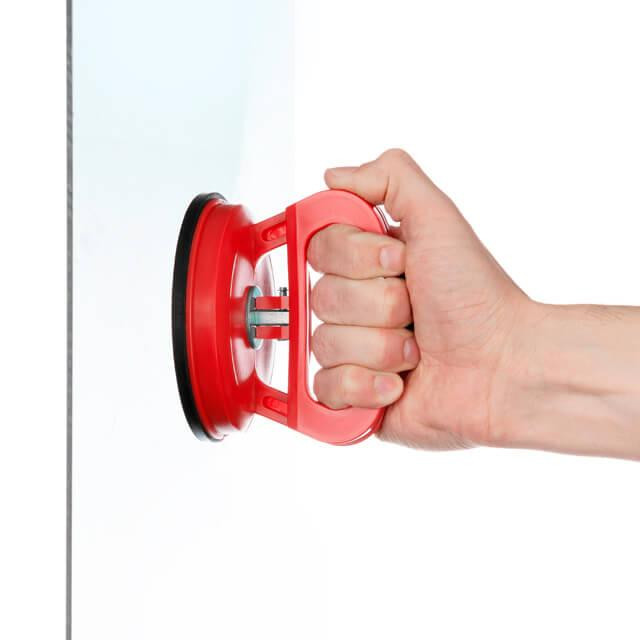 Тримач-присоска для скла, одинарна: 120 мм, максимальне навантаження: 40 кг INTERTOOL HT-7101 Київ - фото 3