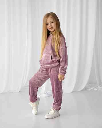 Дитячий велюровий костюм Кенгуру Рожевий 98-104 Харків