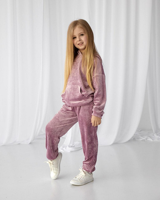 Детский велюровый костюм Кенгуру Розовый 98-104 Харьков - изображение 1