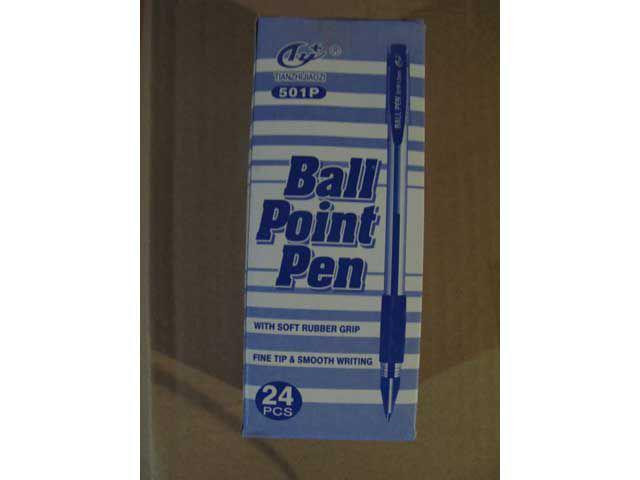 Ручка кулькова 1.0 mm тм "Tianjiao "501P" синій (24 шт.) Харків - фото 1