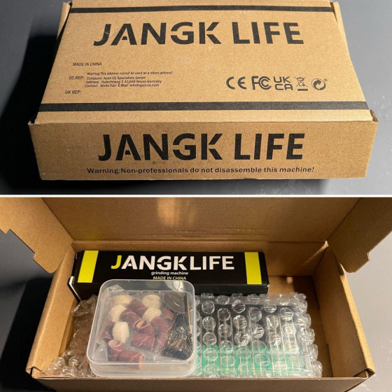 Ручка гравировочная аккумуляторная JangKlife E-108 с набором насадок Винница