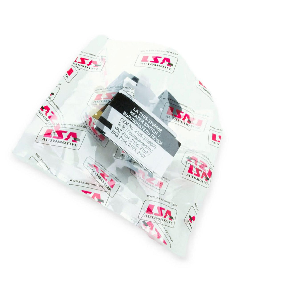 Кнопка вентилятора печки 2105, 2121 (3 контакта) (клавиша) Мукачево - изображение 1