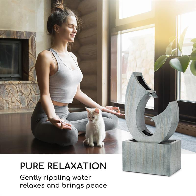 Садовий фонтан 8W Trumpet Flow з оцинкованого металу зі світлодіодами всередині та зовні (Німеччина, читати Рівне - фото 2