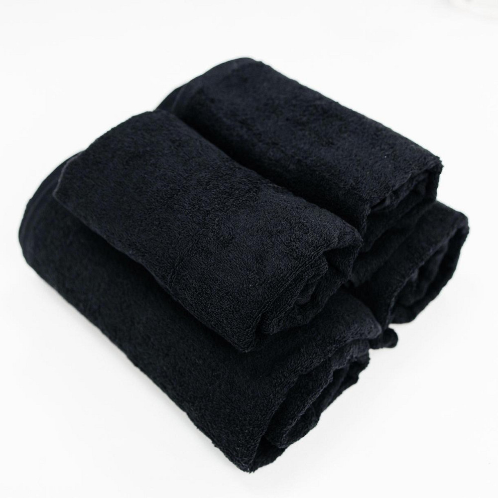 Набір Махрових рушників , Махра,Чорний,50/90 та 70/140 Київ - фото 3