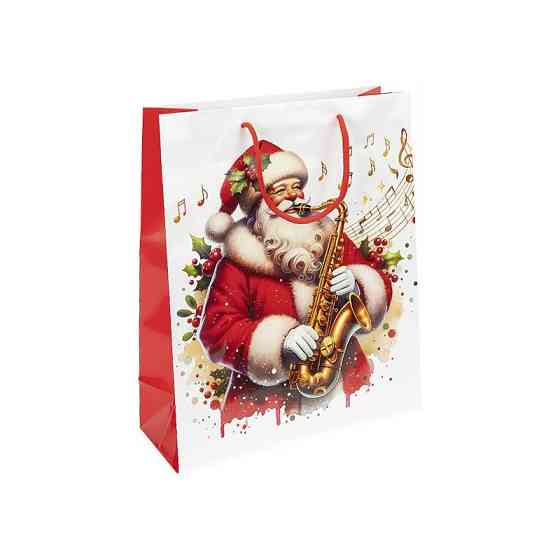 Подарунковий пакет "Новий Рік з Сантою" JA25-156-3 32х44х11 см Вінниця