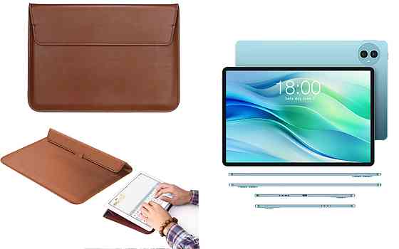 Чехол-конверт VitoCase для Teclast P50, с функцией подставки для планшета Коричневый Киев