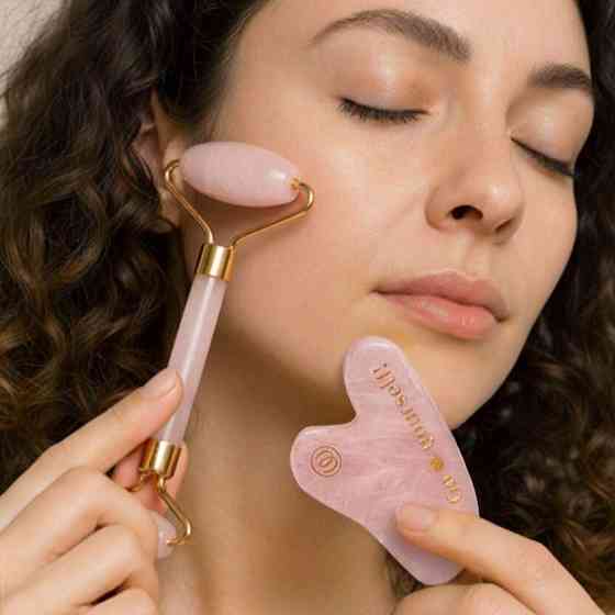 Набір масажерів гуаша Womanizer Gua Sha Set, ролер та скребок Sex Aura Київ