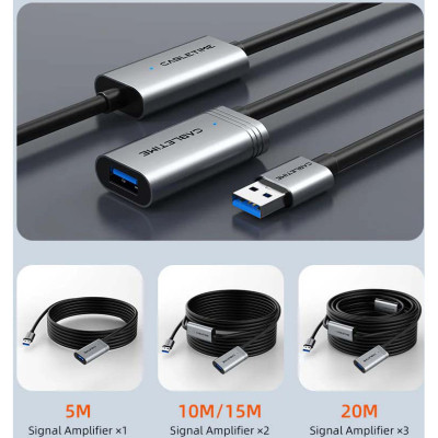 Дата кабель USB 3.0 AM/AF 20.0m active Cabletime (CA915194) Вінниця - фото 8