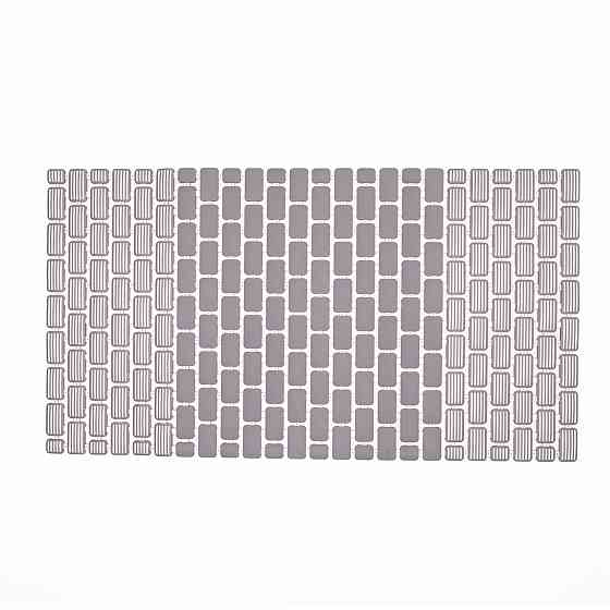 Килимок для ванної туалету душу із полівінілхлориду на присосках 73×40 см HP-42-7G Коломыя