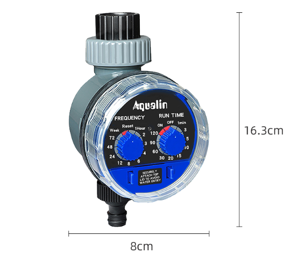 Таймер полива Aqualin YL21025A с шаровым клапаном, под датчик дождя, автомат подачи воды Киев - изображение 8