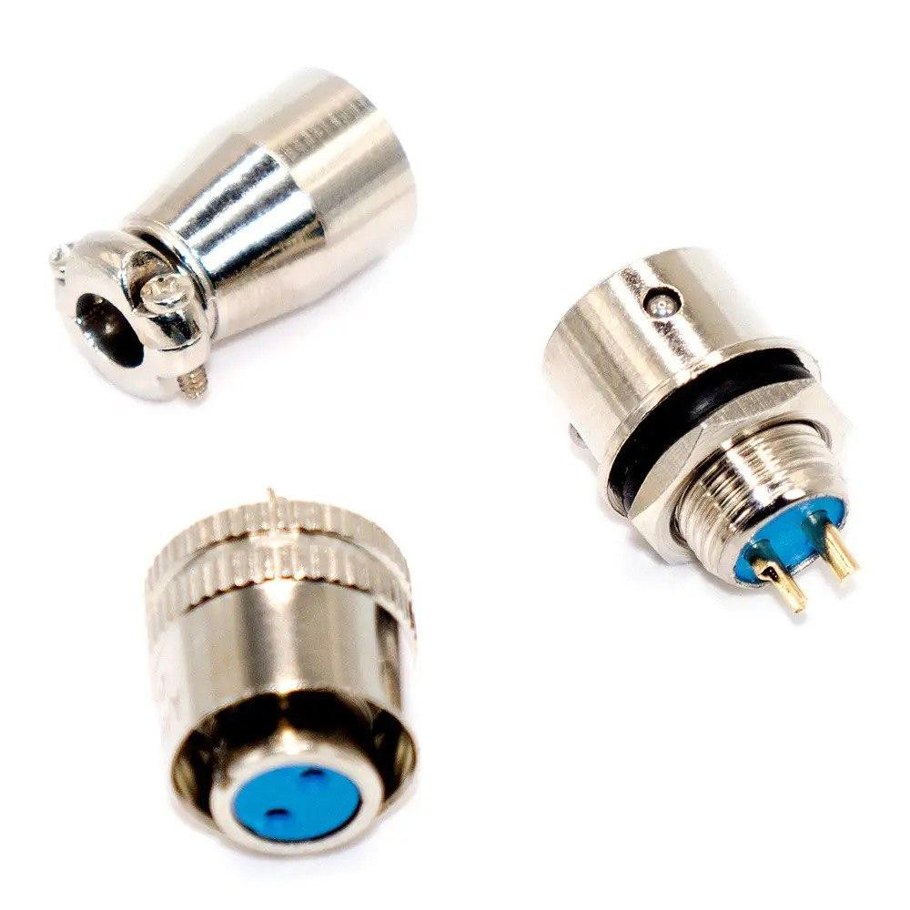 Роз'єм XS9 швидкороз'ємний 2pin (штекер кабельний+гніздо монтажне) Полтава - фото 1