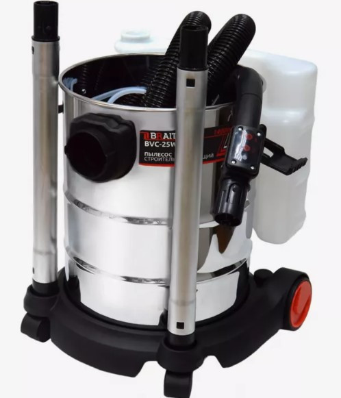 Моющий пылесос 2800 Вт, 25 л: для сухой, влажной уборки, сбора жидкостей, обдува, нерж. сталь Одесса - изображение 7