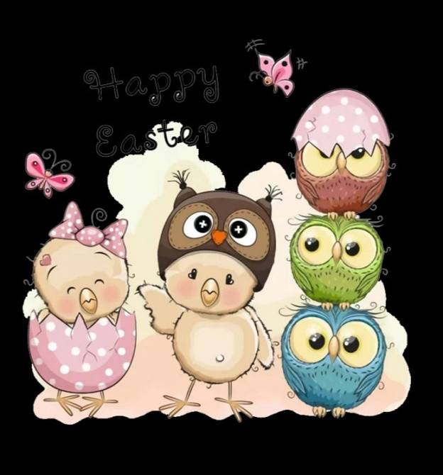 Термонаклейка для детской одежды Совы Киев - изображение 1