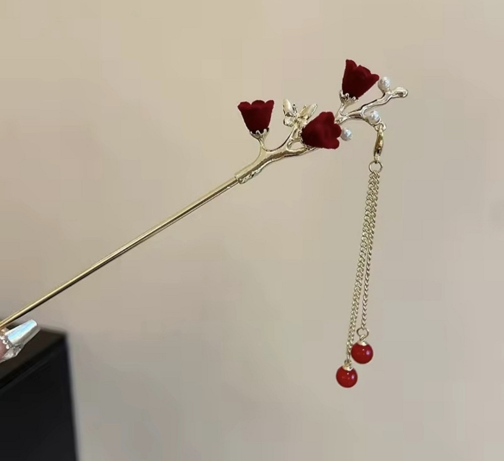 Шпилька-паличка для волосся 