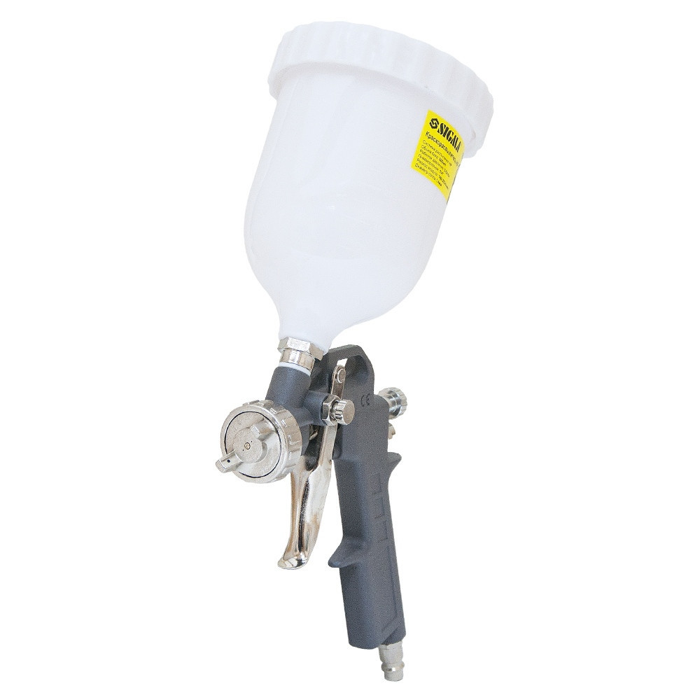 Краскораспылитель HP Ø1.4мм 85-225л/мин 3.5бар в/б 600мл (пласт) SIGMA (6811101) Киев - изображение 2