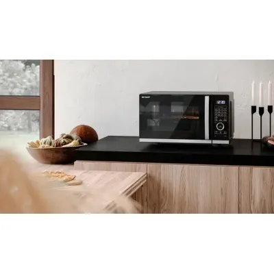 Мікрохвильова піч Sharp YC-QC254AE-B Вінниця - фото 8