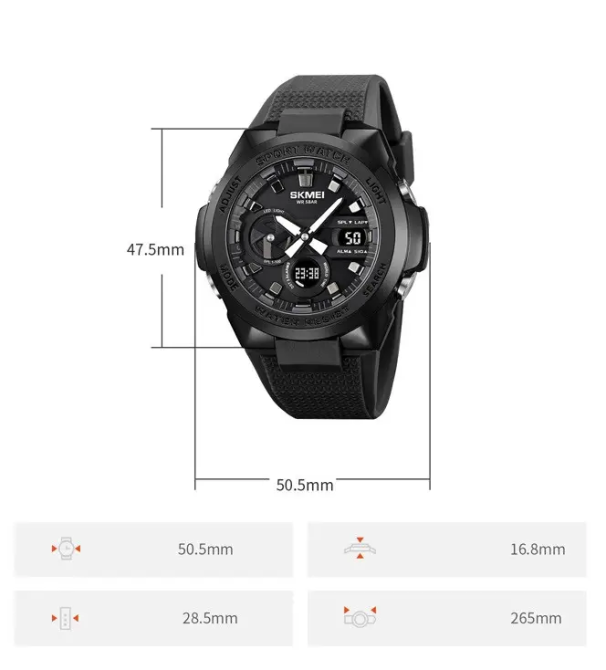 Годинник чоловічий наручний спортивний Skmei 2105 (Зелений) Київ - фото 8