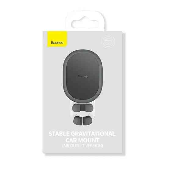 Автотримач для телефона з БЗП Baseus Stable Gravitational Wireless Charging Car Mount Pro 15W (Air Outlet Version) Black Київ