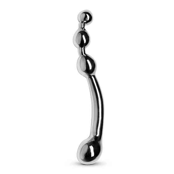 Анально-вагінальний стимулятор Sinner Gear Unbendable – Multi-Stim Pleasure Wand Metal Anal Dildo Sex Aura Київ