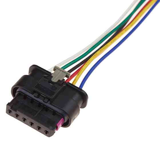 Роз'єм конектор с проводом, 6-кон., Катушка Зажигания, Ускоритель Tps, 1-1718646-1, 1-1718660-1, BMW, Mercedes-Benz Київ