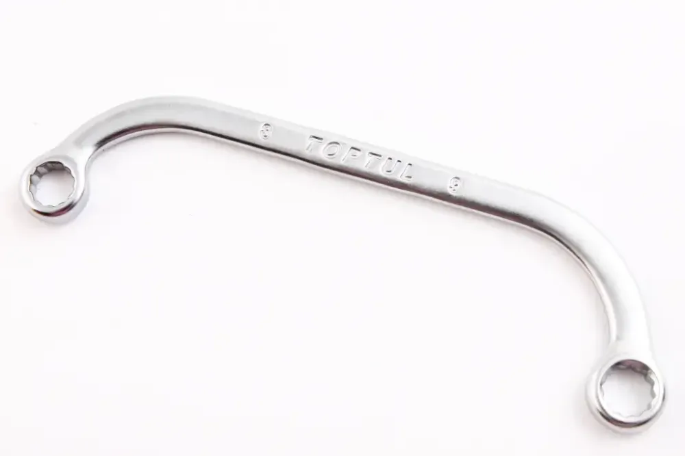 Ключ накидной С-образный (стартерный) Toptul  8-9мм Винница - изображение 1