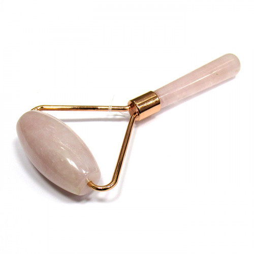 Роликовый массажер из розового кварца Киев - изображение 1