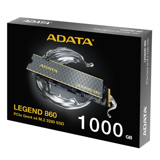 Накопичувач SSD M.2 ADATA LEGEND 860 1TB 2280 PCIe Gen 4x4 3D NAND Read / Write: 6000 / 4000 MB / sec Одеса