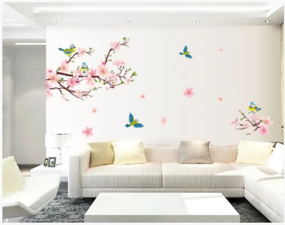 Наклейка вінілова на стіну Квітуча гілка Київ - фото 4