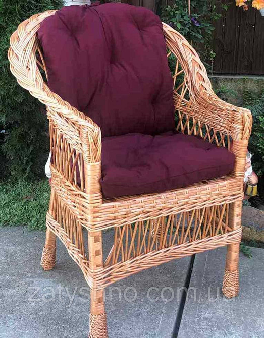 Кресло из лозы плетеное на балкон Киев - изображение 2