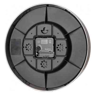 Настінний годинник Optima Marble металевий, чорний мармур (O52091) Вінниця