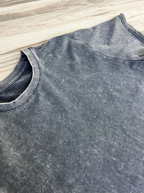 Платье-футболка женское A-N 2666-1 тай-дай оверсайз, серый, one size Киев - изображение 18