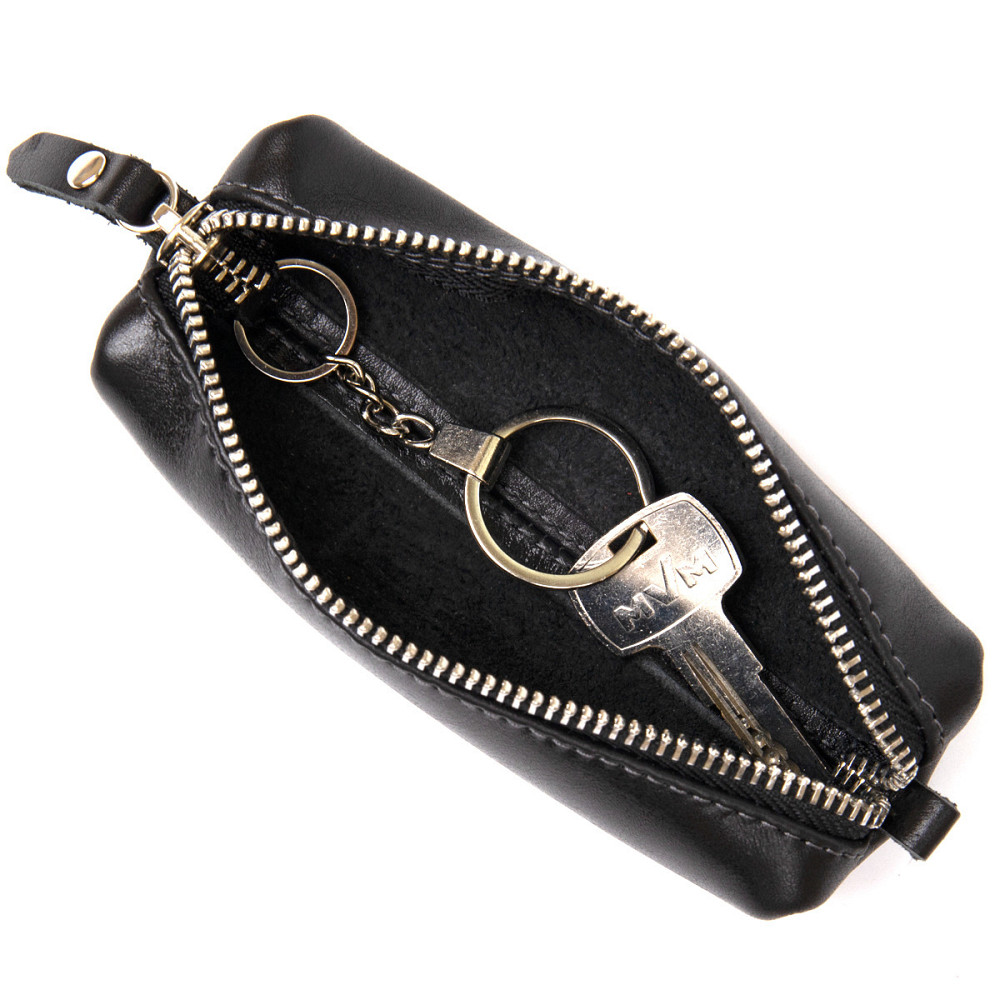 Кожаная ключница Черный (GRANDE PELLE) Киев - изображение 20