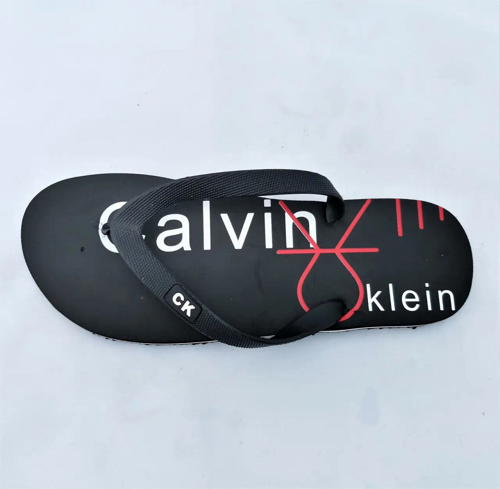 Мужские Тапочки Шлёпанцы Вьетнамки Черные Сланцы Шлёпки (размеры: 44,45) Днепр - изображение 4