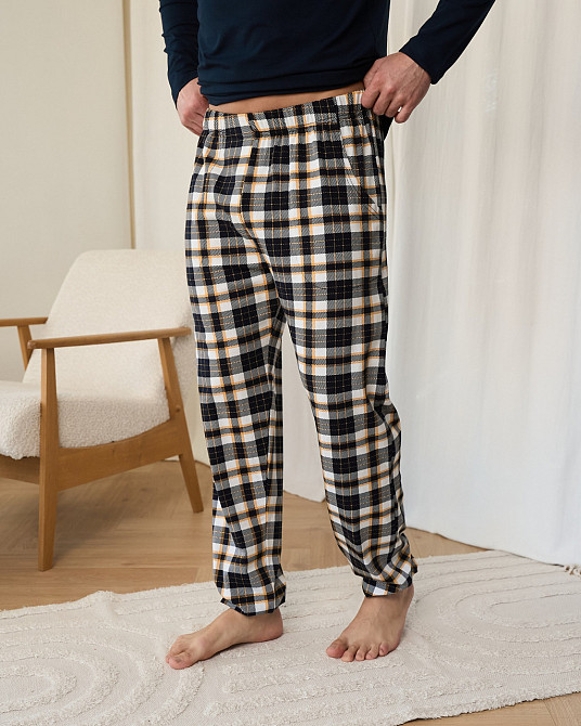 Мужской комплект 2 пуговицы на кофте - штаны в клутку Nicoletta 93531 M Киев - изображение 12