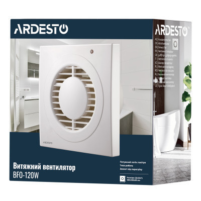 Вытяжной вентилятор Ardesto BFO-120W Винница - изображение 8