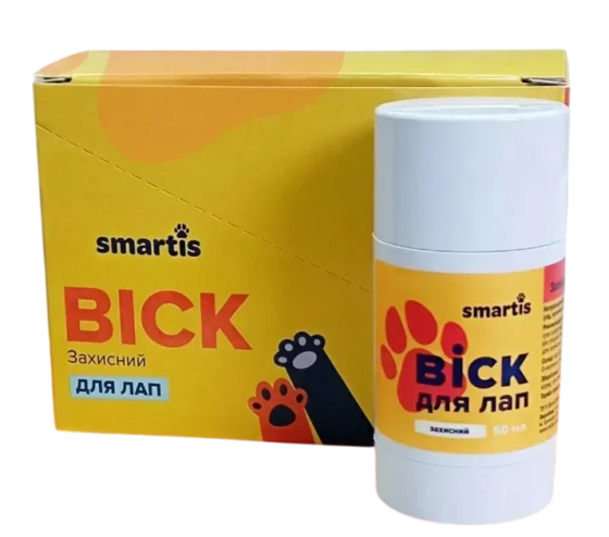 Захисний віск для лап Smartis для собак і цуценят у стіку  50 г Вінниця