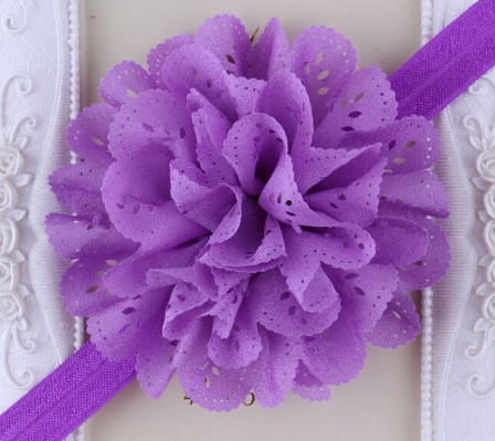 Дитяча пов`язка на голову для новонароджних one size бузковий Київ - фото 1