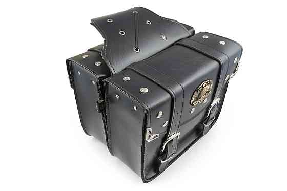 Кофры боковые (пара) (кожа, черные, #WL-0539) Мукачево