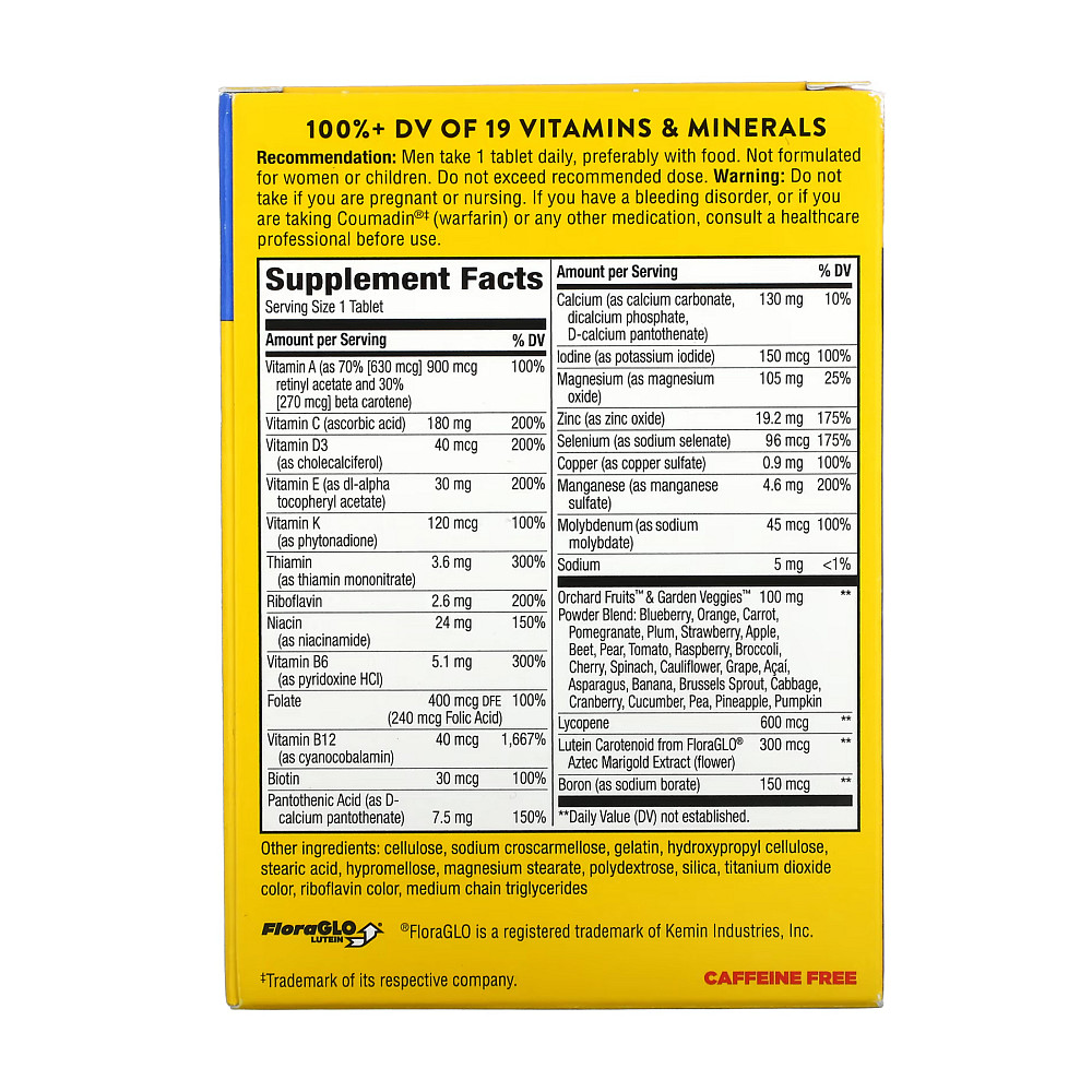 Комплекс для мужчин 50+ Nature's Way Men's 50+ Complete Multivitamin - 50 tabs Луцк - изображение 2